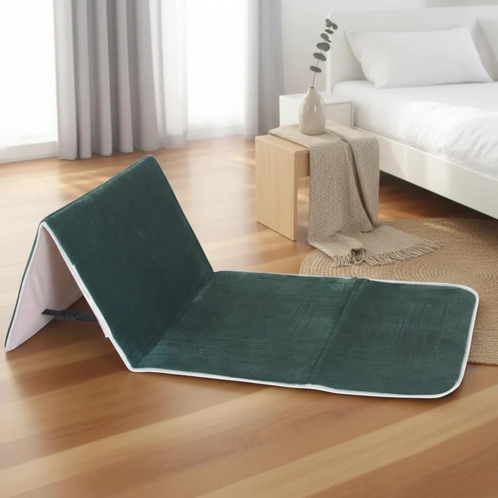 Tapis de Prière Épais Soutien Dorsal Antidérapant | SalatNoor