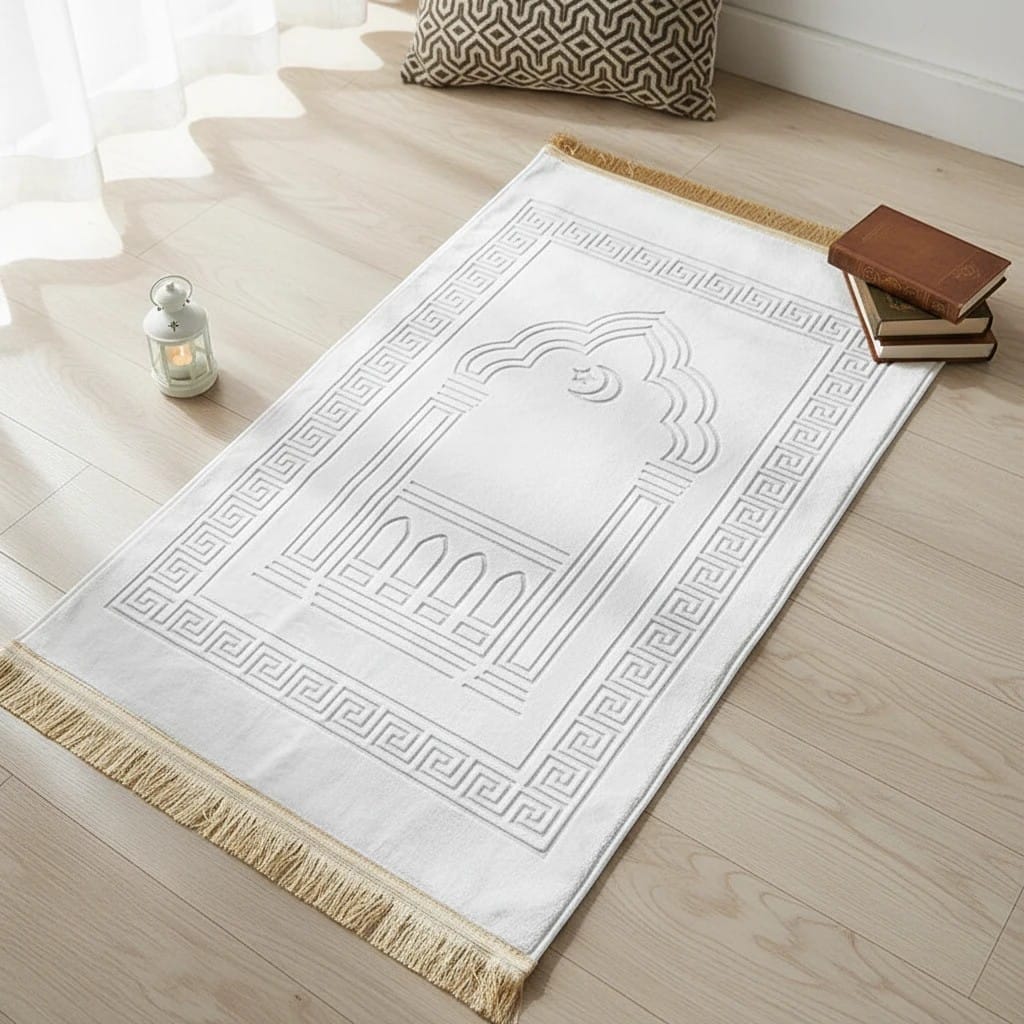 Tapis de Prière Épais Vintage Confort Genoux | SalatNoor