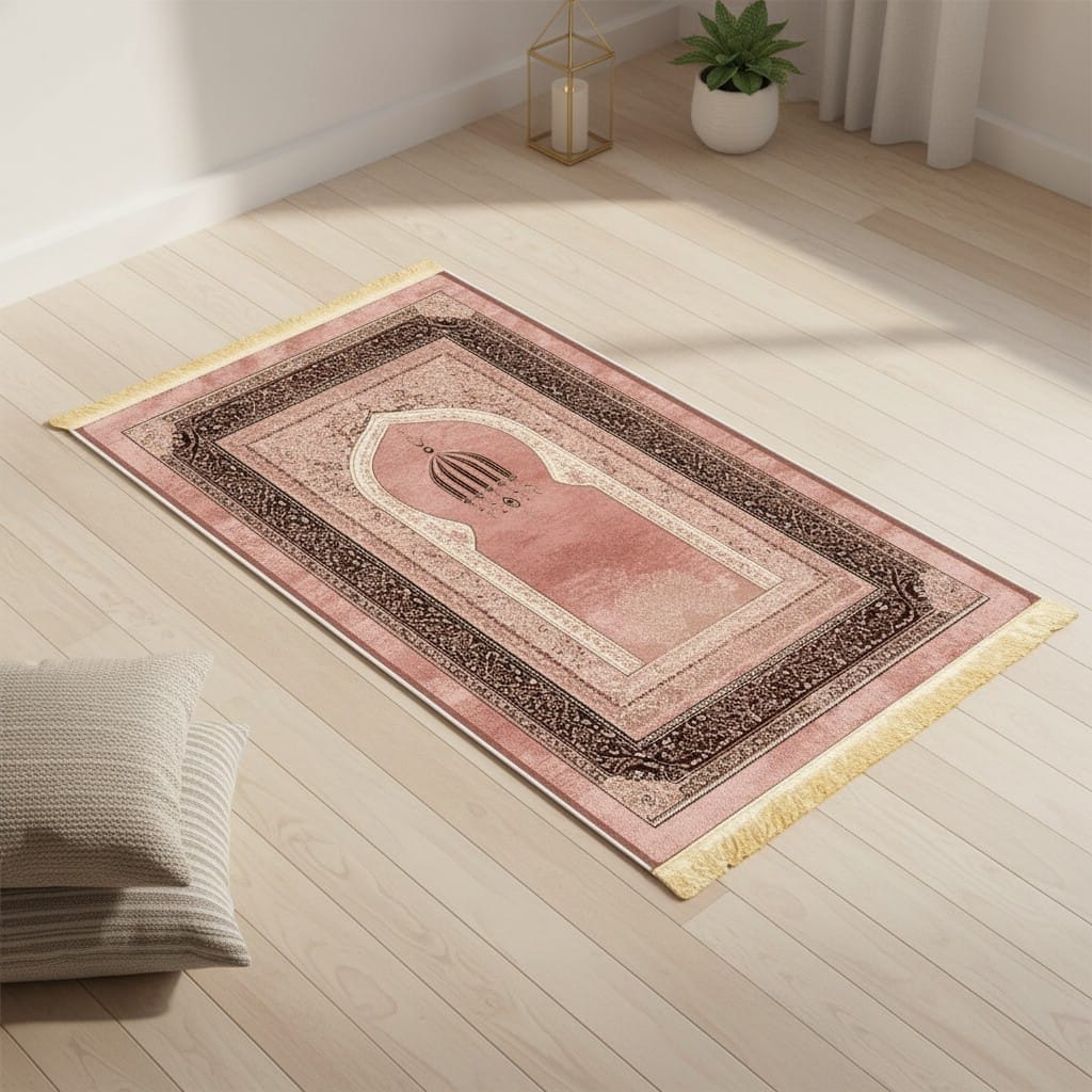 Tapis de Prière Pliable Arche Antidérapante | SalatNoor