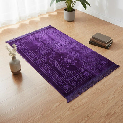 Tapis de Prière Pliable Design Kaaba | SalatNoor
