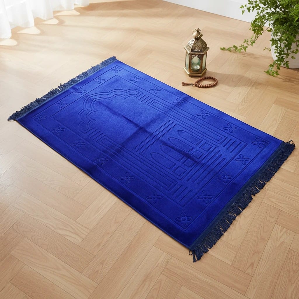 Tapis de Prière Pliable Design Kaaba | SalatNoor
