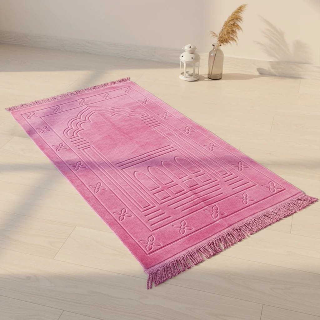 Tapis de Prière Pliable Design Kaaba | SalatNoor