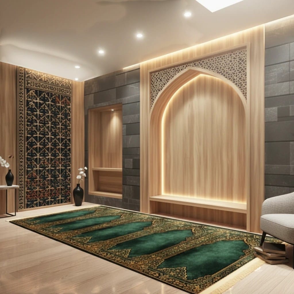 Tapis de Prière Pliable Luxe Imperméable | SalatNoor