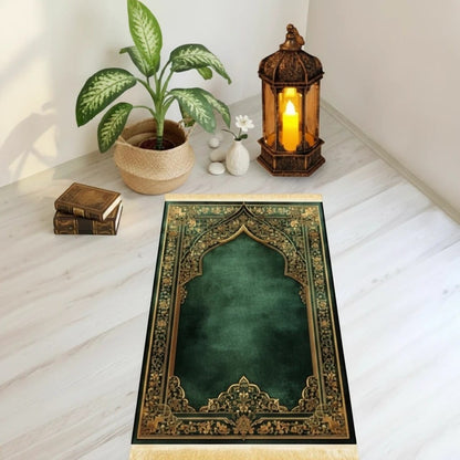 Tapis de Prière Pliable Luxe Imperméable | SalatNoor