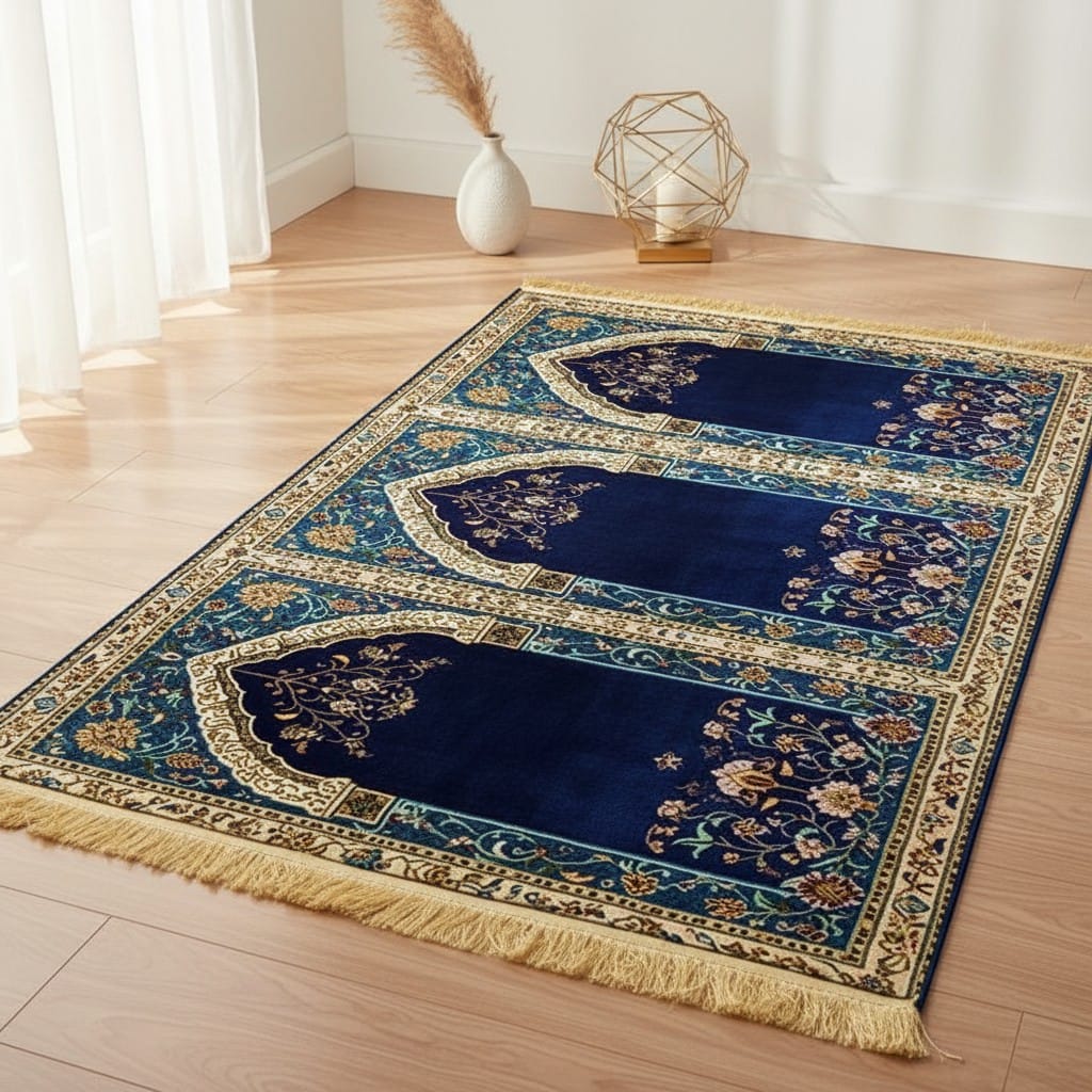 Tapis de Prière Pliable Luxe Pèlerinage | SalatNoor