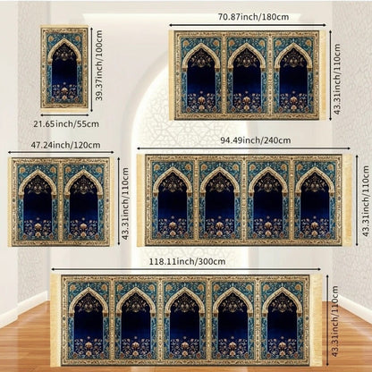 Tapis de Prière Pliable Luxe Pèlerinage | SalatNoor