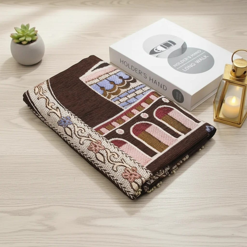 Tapis de Prière Pliable Rembourré Antidérapant | SalatNoor