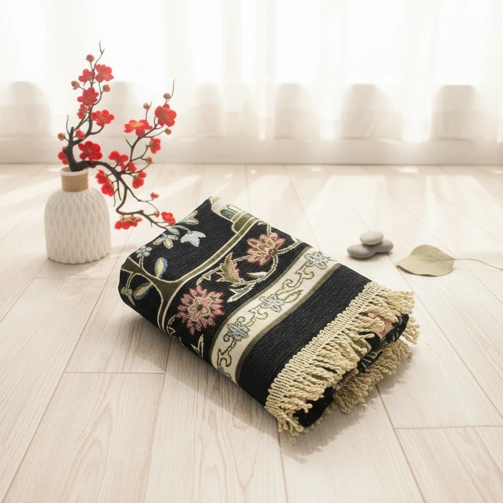 Tapis de Prière Pliable Rembourré Antidérapant | SalatNoor