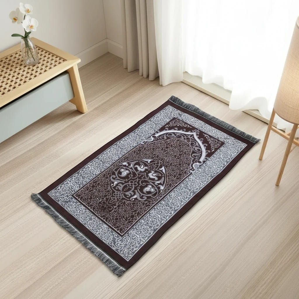 Tapis de Prière Pliable Turc Antidérapant | SalatNoor
