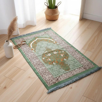 Tapis de Prière Pliable Turc Antidérapant | SalatNoor
