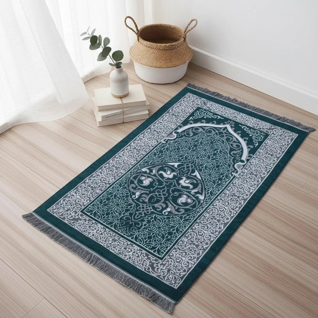 Tapis de Prière Pliable Turc Antidérapant | SalatNoor
