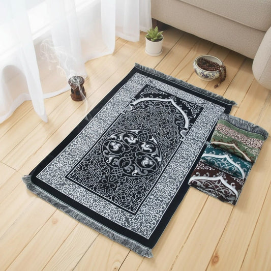 Tapis de Prière Pliable Turc Antidérapant | SalatNoor