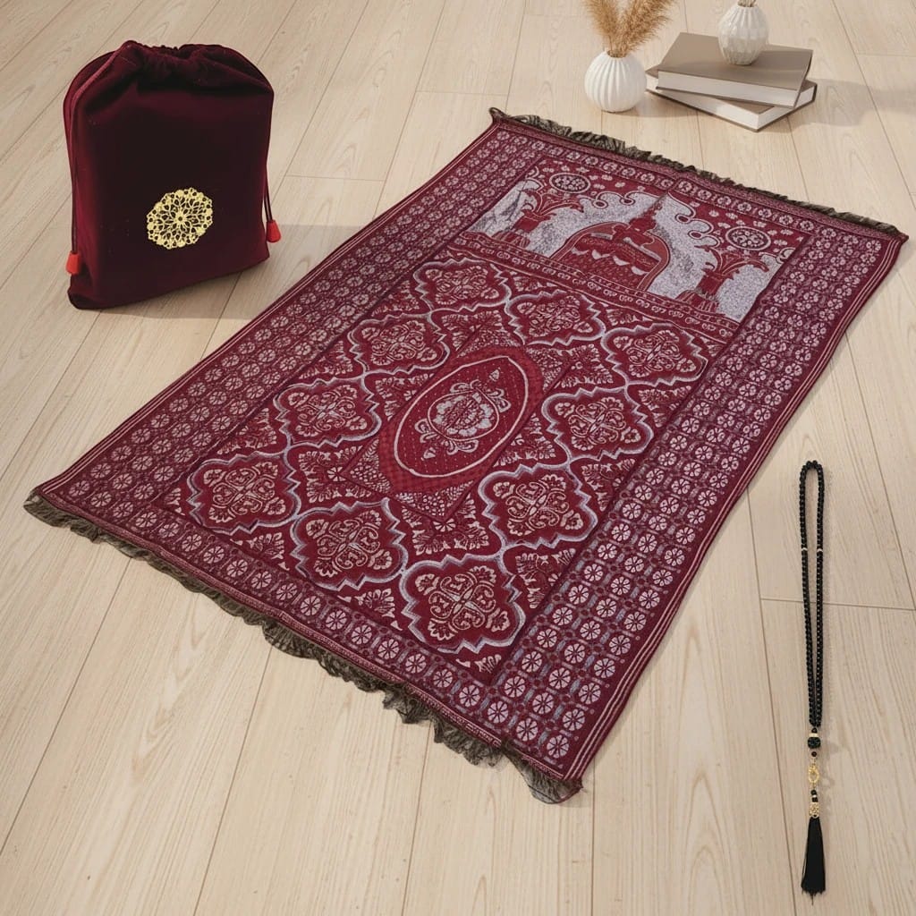 Tapis de Prière Voyage 3 Pièces | SalatNoor