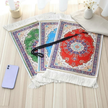 Tapis de Prière Voyage Coffret 2 Pièces | SalatNoor