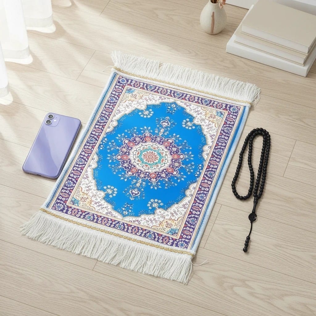 Tapis de Prière Voyage Coffret 2 Pièces | SalatNoor