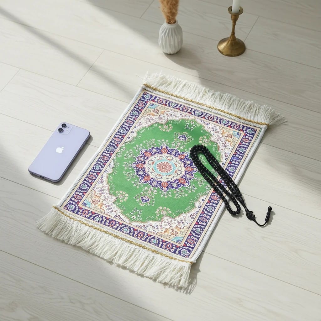 Tapis de Prière Voyage Coffret 2 Pièces | SalatNoor