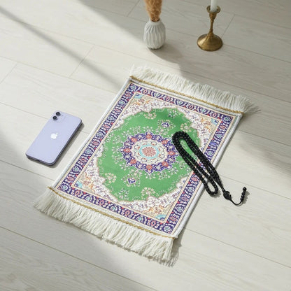 Tapis de Prière Voyage Coffret 2 Pièces | SalatNoor