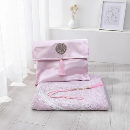 Tapis de Prière Voyage Coffret Cadeau 3 Pièces | SalatNoor