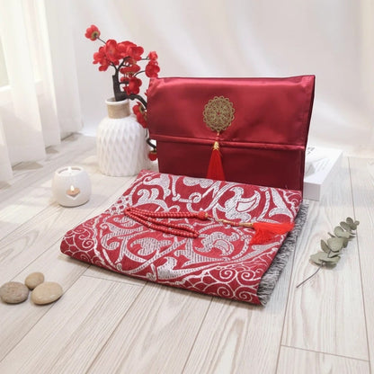 Tapis de Prière Voyage Coffret Cadeau 3 Pièces | SalatNoor