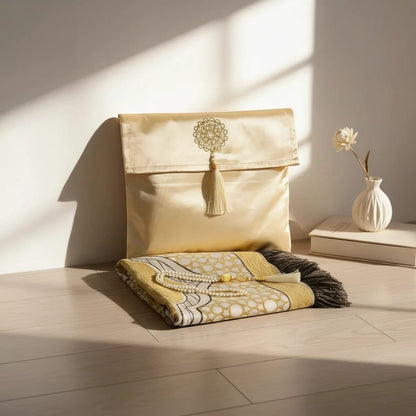 Tapis de Prière Voyage Coffret Turc 3 Pièces | SalatNoor