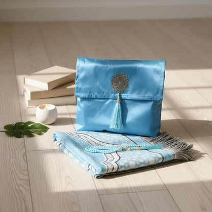 Tapis de Prière Voyage Coffret Turc 3 Pièces | SalatNoor