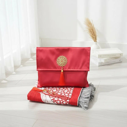 Tapis de Prière Voyage Coffret Turc 3 Pièces | SalatNoor