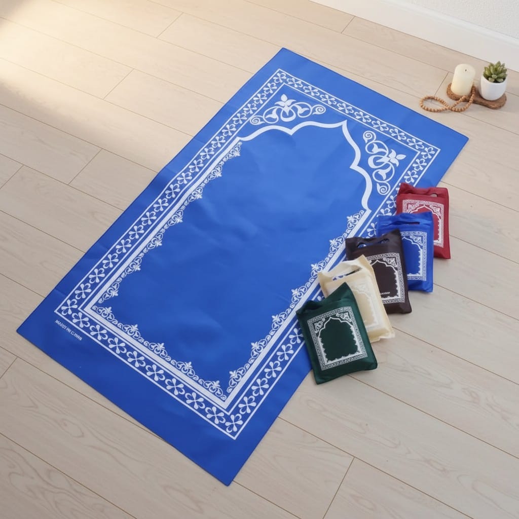 Tapis de Prière Voyage Imperméable Pèlerinage | SalatNoor