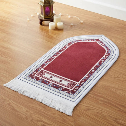 Tapis de Prière Voyage Léger Antidérapant | SalatNoor