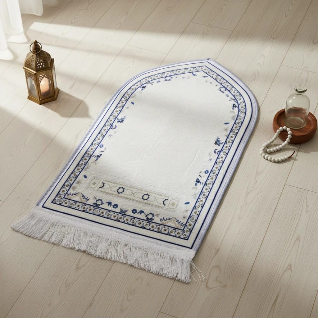 Tapis de Prière Voyage Léger Antidérapant | SalatNoor
