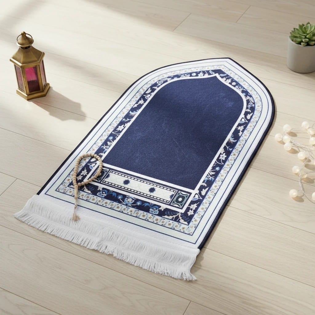 Tapis de Prière Voyage Léger Antidérapant | SalatNoor