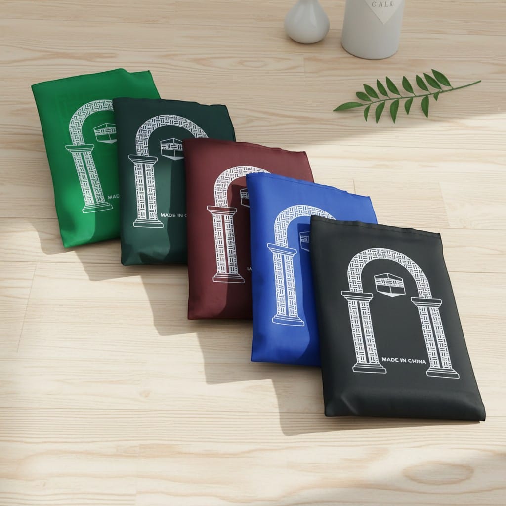 Tapis de Prière Voyage Tressé Imperméable | SalatNoor